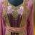 Peach satin jacket style moroccan takchita kaftan