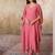 Pink tissue kaftan set