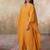 Yellow tissue kaftan set
