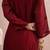 Maroon embroidered chanderi kurta set with dupatta