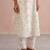 White embroidered chanderi kurta set