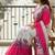 Pink color bagru fancy hand printed designer saree with blouse
