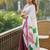 white bagru hand-printed cotton saree
