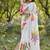 white bagru cotton hand-printed saree