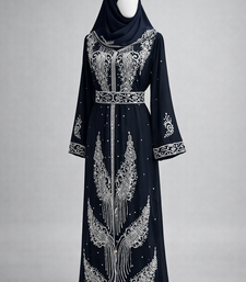 Handmade Kaftan Modest Wedding Party Wear