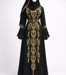 Handmade Kaftan Modest Wedding Party Wear