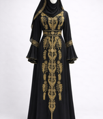 Handmade Kaftan Modest Wedding Party Wear