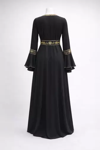 Handmade Kaftan Modest Wedding Party Wear