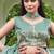 seagreen silk embroidered lehenga set with choli & dupatta