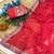red premium rangoli silk saree with blouse