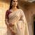 beige south indian saree cotton with blouse