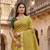 olive south indian cotton saree with blouse