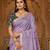 lavender south indian cotton saree with blouse