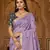 lavender south indian cotton saree with blouse