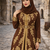  Abaya Georgette Zari Embroidered Kaftan