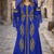 Moroccan Caftan Georgette Zari Embroidered Kaftan
