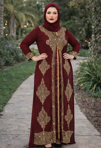 Modest Kaftan Dress for Women