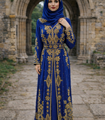 Handmade Kaftan Modest Wedding Party Wear