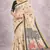 beige designer soft cotton sarees with tassels