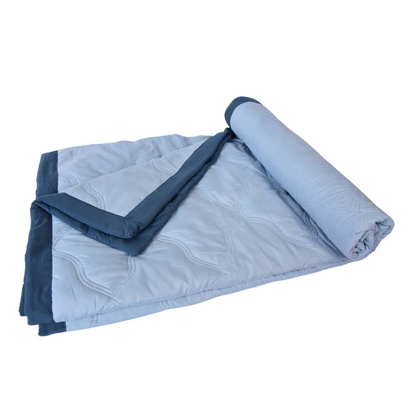 AJANTA HANDLOOM HOUSE Reversible Microfiber Comforter | AC Blanket for Mild Winter for Double Bed-Navy