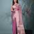 elegant purple tissue saree with intricate border