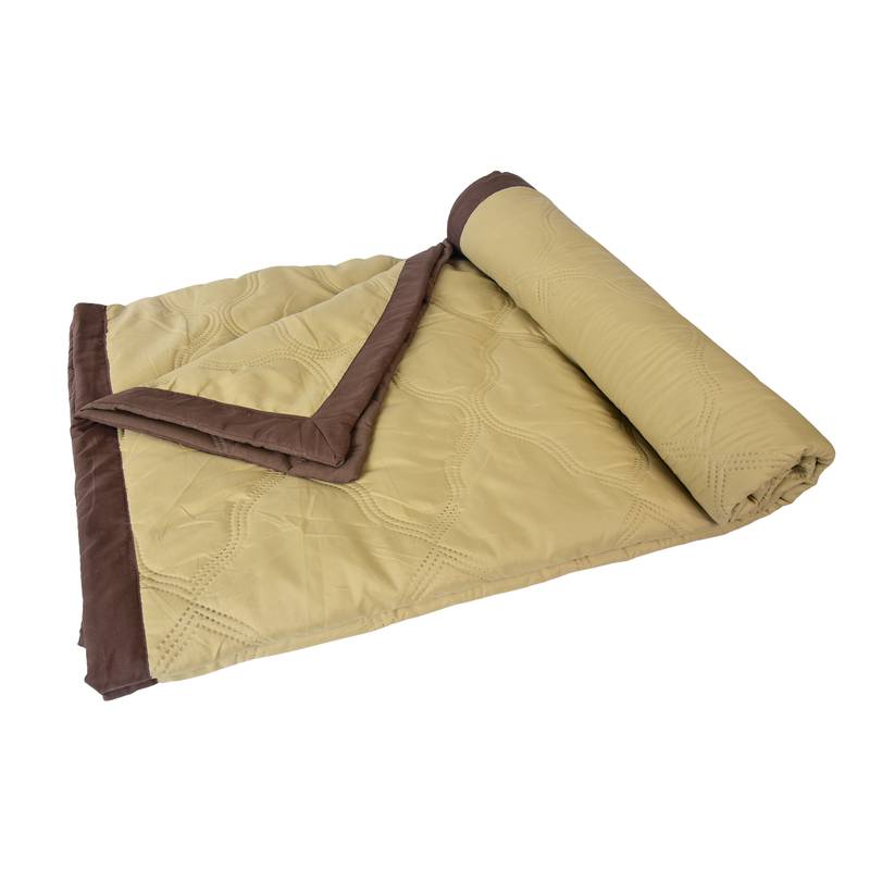 AJANTA HANDLOOM HOUSE Reversible Microfiber Comforter|AC Blanket for Mild Winter for Double Bed-Coffee and Camel Brown