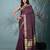 maroon catlon soft art silk saree with checkered pattern