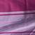 purple tissue saree with intricate silver zari border