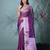 purple tissue saree with gotapatti detailing and elegant border