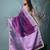 purple tissue saree with gotapatti detailing and elegant border