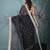 black tissue saree with gotapatti detailing