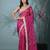 pink tissue saree with gotapatti detailing