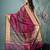 magenta tissue saree with stone detailing