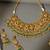 Gold plated kundan multicolor stones necklace set