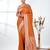elegant orange georgette saree with intricate silver zari work