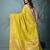 graceful lime green silk blend blend saree with intricate zari work