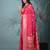 graceful fuchsia silk blend blend saree with intricate zari work