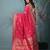 graceful fuchsia silk blend blend saree with intricate zari work
