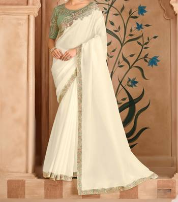 majestic shaded satin chiffon saree with banglori work blouse 3