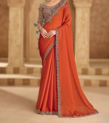 pure black satin chiffon saree with banglori work blouse 3