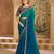 sparkle shaded chiffon saree with banglori work blouse