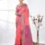 elegant pink tussar silk blend saree with sambhal puri ikat border
