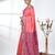 elegant pink tussar silk blend saree with sambhal puri ikat border