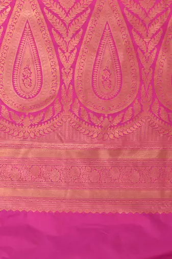 glamorous sky blue south silk blend saree with intricate zari border