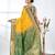 glamorous mustard south silk blend saree with intricate zari border