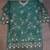 Green embroidered net salwar kameez