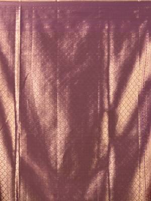 exquisite purple tissue brocade saree with intricate zari work 4