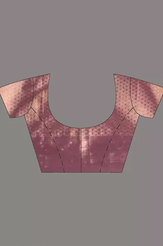 exquisite purple tissue brocade saree with intricate zari work