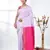 lavender viscose saree with gheecha pallu and golden border