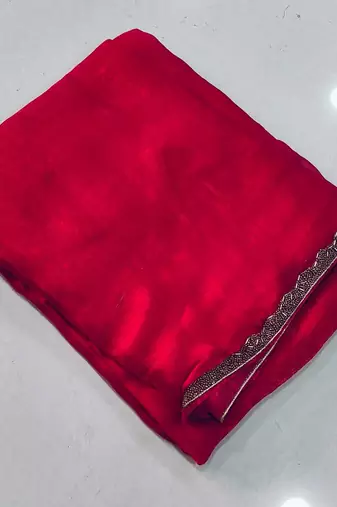 Ranicolor fendy chiffon saree with running blouse
